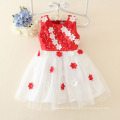 vestidos de aniversário de vestido de festa de meninas de bebê misturado vestido floral